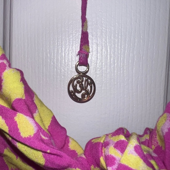 Luli Fama Vibrant Pink and Yellow Cheetah Cutout Romper - Picture 10 of 11